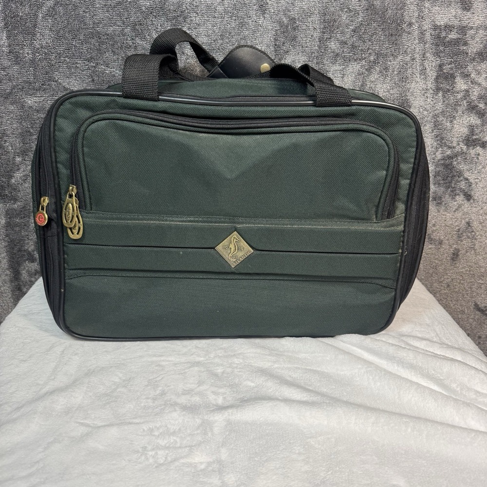 Vintage Atlantic Medium Expandable Travel Bag Green